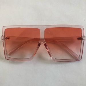 Oversized Pink Sunglasses